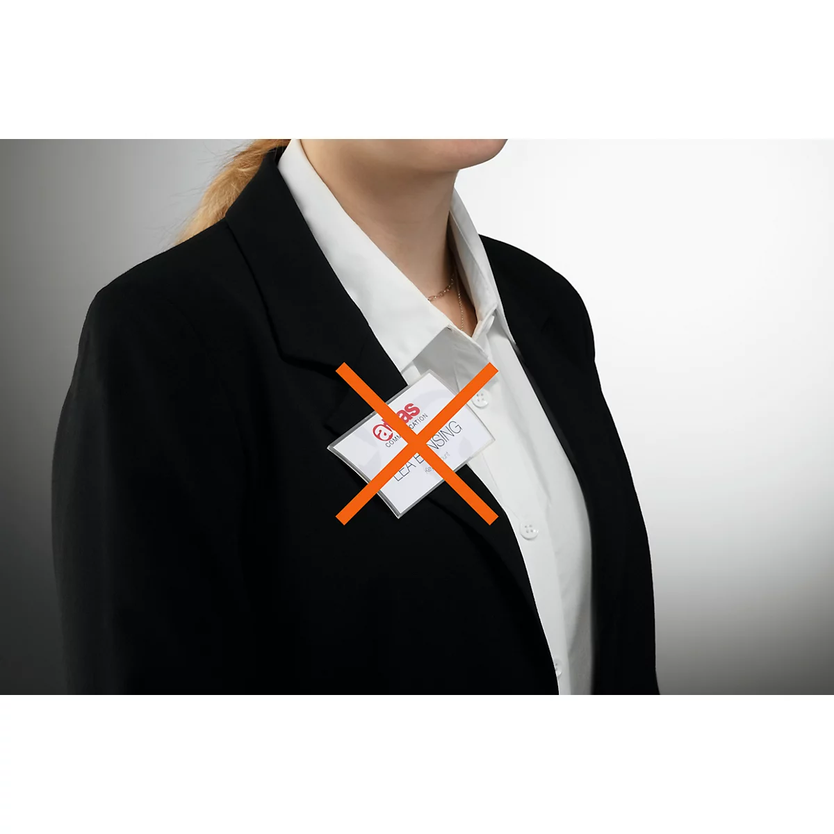 Durable Badges Click Fold, 54 x 90 mm, convexes, aimant, 10 pièces