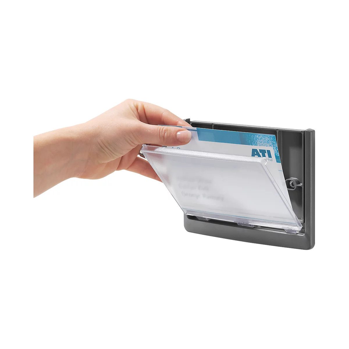 DURABLE deurbord CLICK SIGN, 149 x 105,5 mm, 5 stuks, grafiet