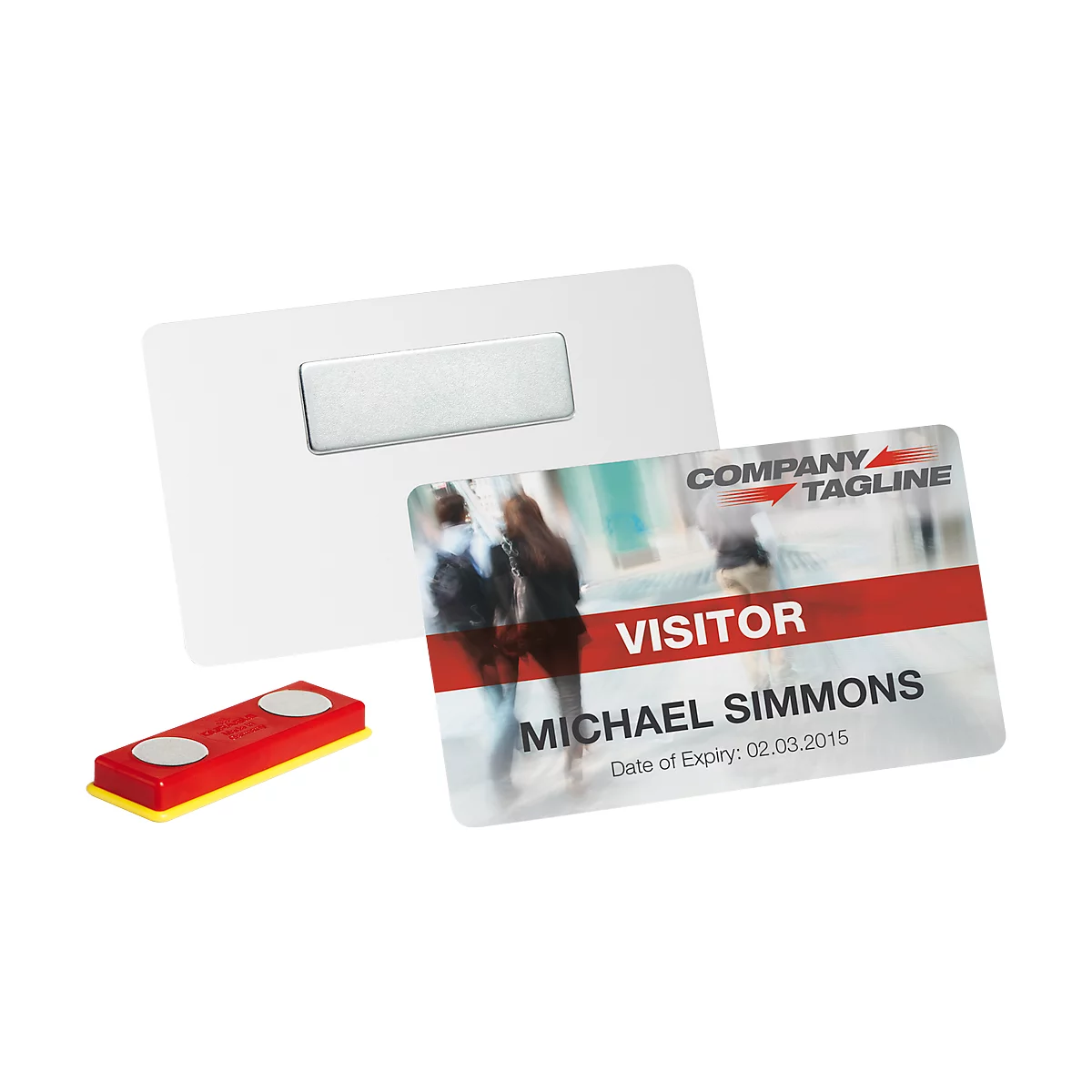 Durable Duracard Magnet Set, selbstklebend, 10 Stück