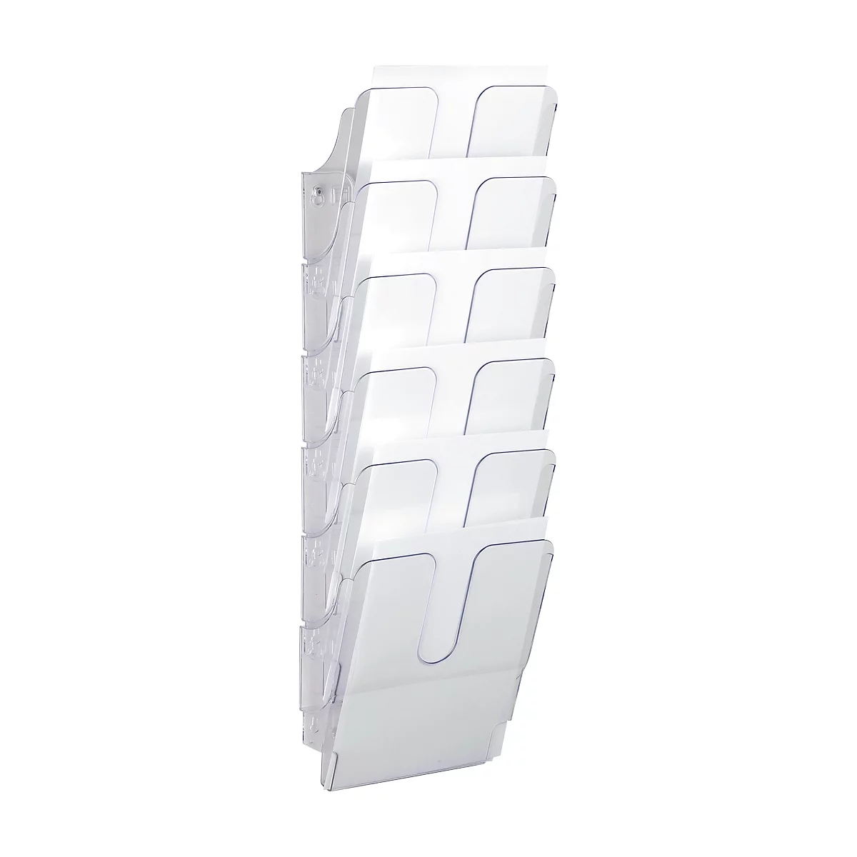 DURABLE folderhouder Flexiplus 6, 6 vakken, A4, hoog, transparant