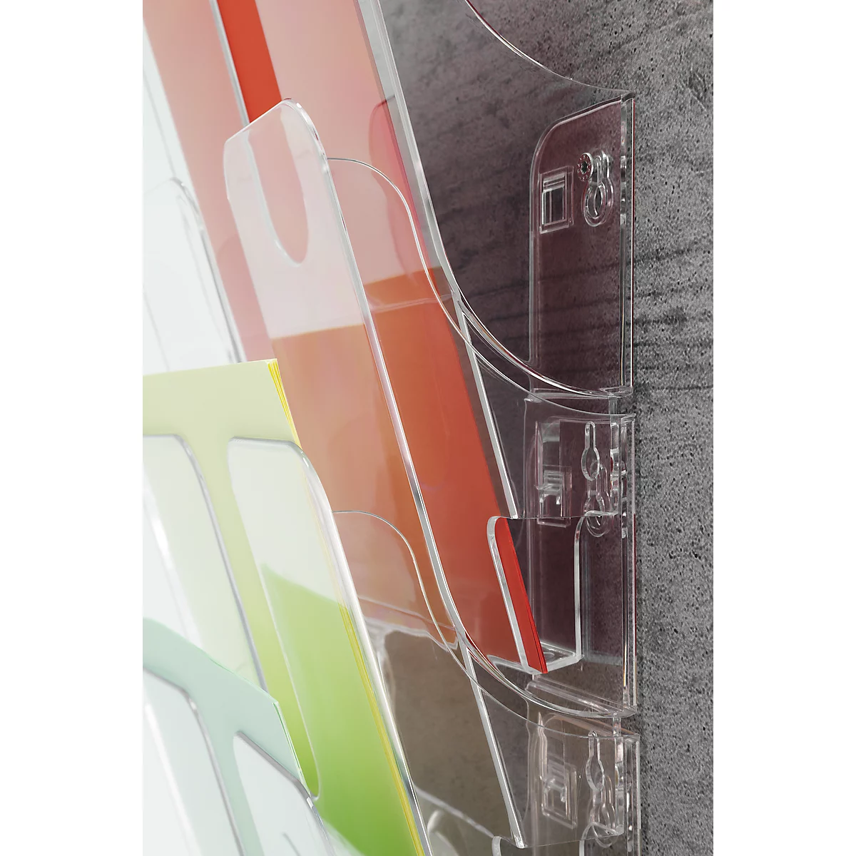 DURABLE folderhouder Flexiplus 6, 6 vakken, A4, hoog, transparant