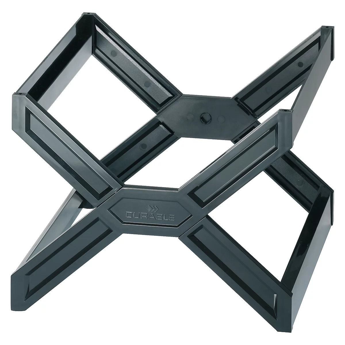 Black bottle holder with crossed struts and the inscription 'CURVEL'.