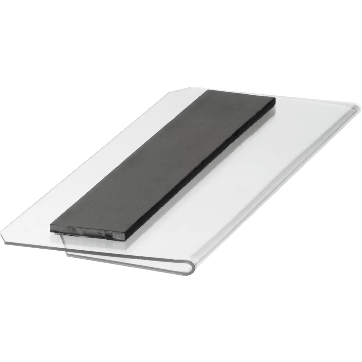 Durable Hard Cover labelhoesje, magnetisch, scanner-compatibel, B 100 x H 38 mm, PET-hardfolie, transparant