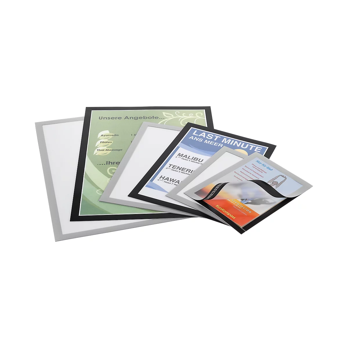 DURABLE infokader Duraframe, DIN A5, zwart, 10 stuks