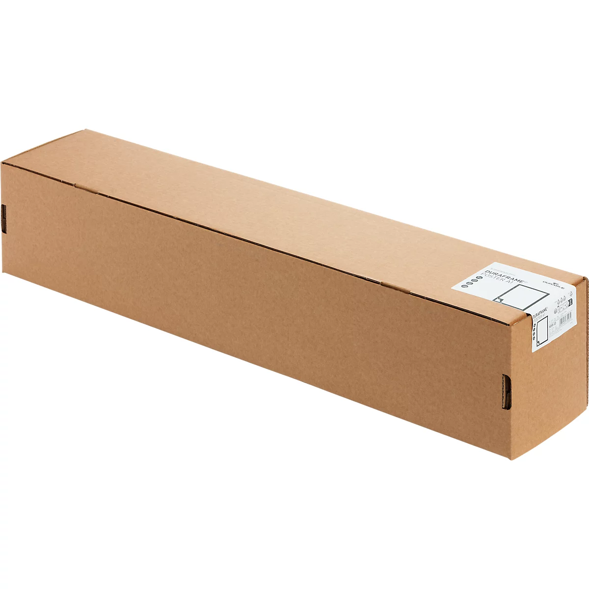 Durable Inforahmen DURAFRAME® Poster, A1 Hoch-/Querformat, für 2 Poster, selbstklebend, aufklappbarer Magnetrahmen, B 639 x T 28 x H 886 mm, PET, silber