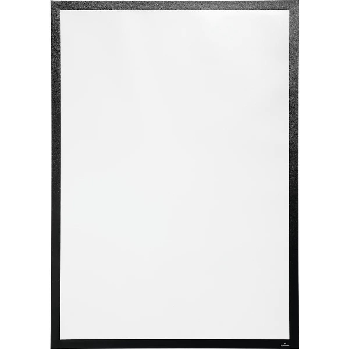 Durable Inforahmen DURAFRAME® Poster, Hoch-/Querformat, für 2 Poster, selbstklebend, aufklappbarer Magnetrahmen, B 745 x T 28 x H 1045 mm, PET, schwarz
