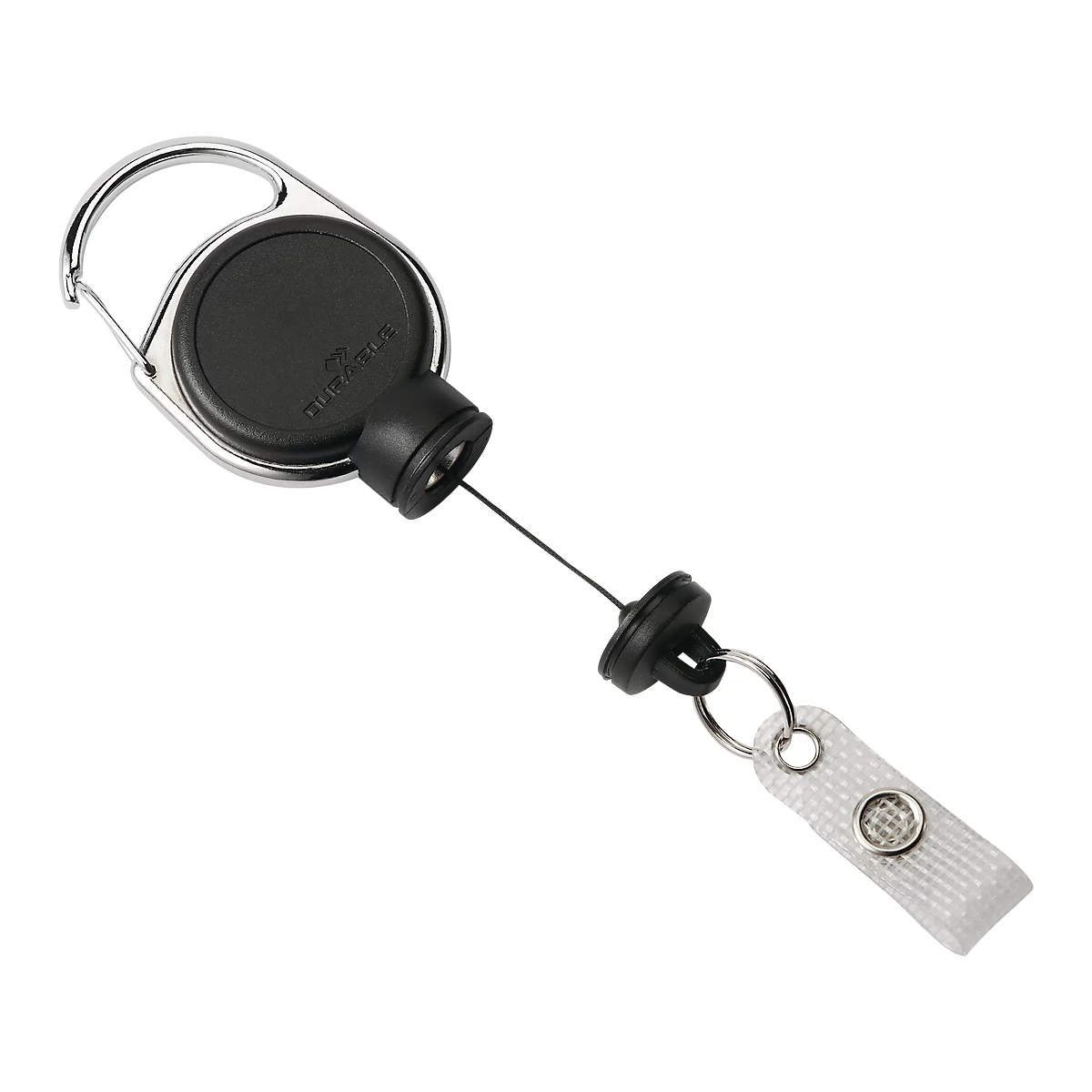 Durable Jojo Extra Strong, voor zware kaartjeshouders o. sleutels, met clip, l 600 mm