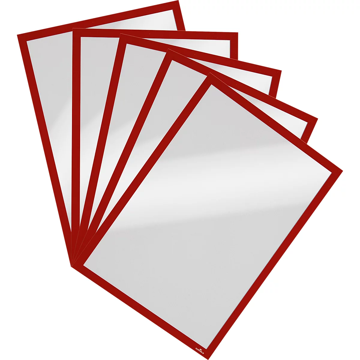DURABLE magneetlijst DURAFRAME MAGNETIC A4, rood, 5 stuks