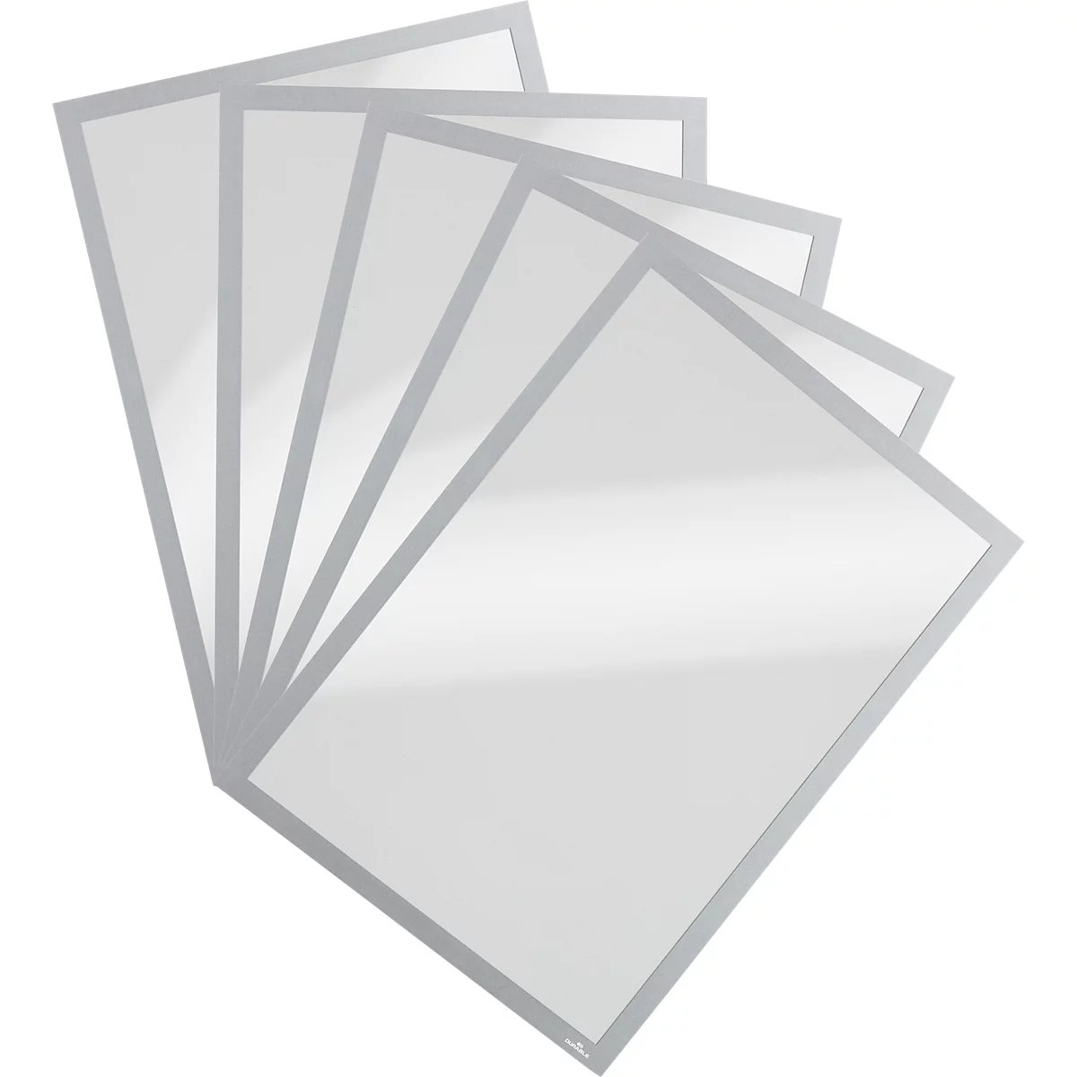 DURABLE magneetlijst DURAFRAME MAGNETIC, A4, zilver-metallic, 5 stuks