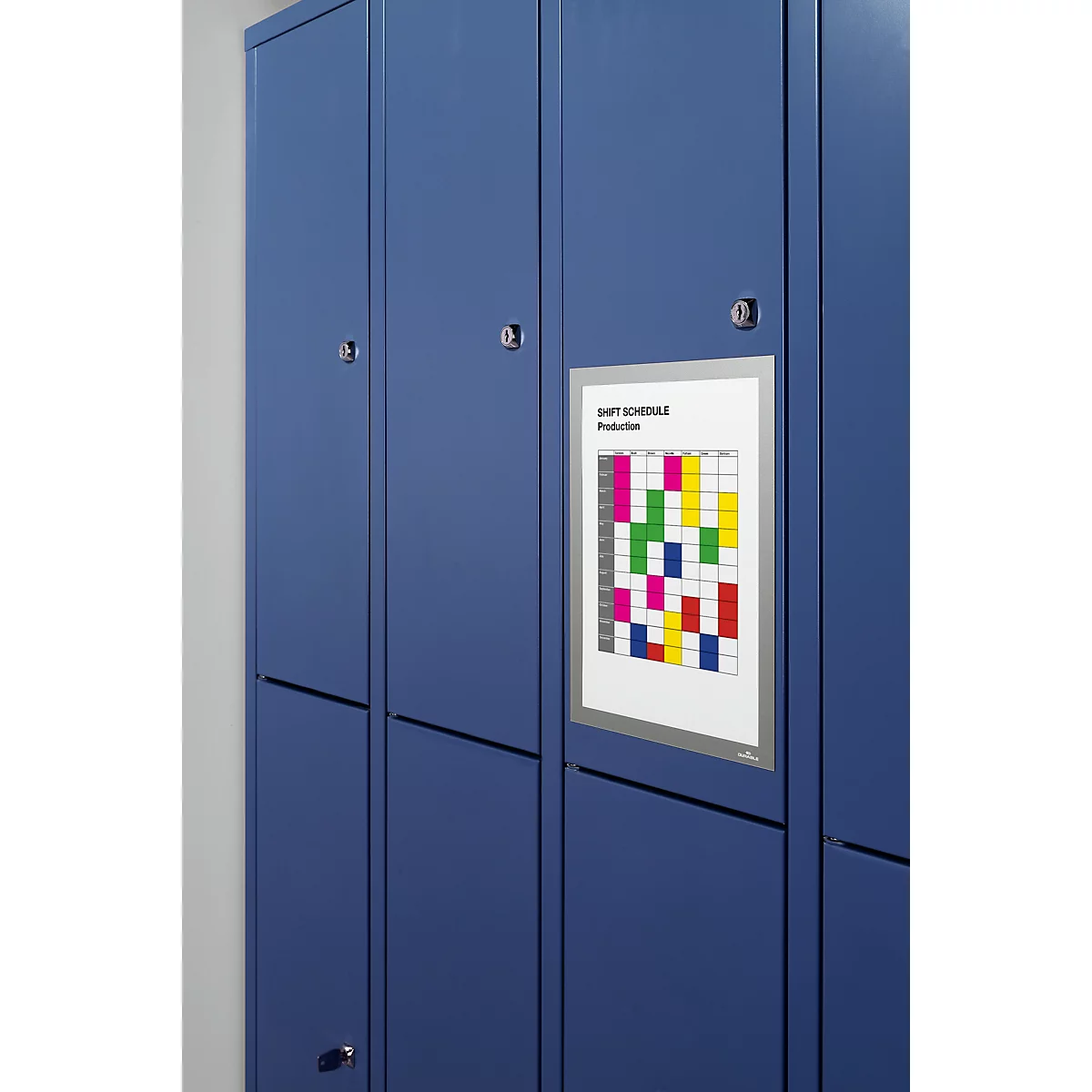 DURABLE magneetlijst DURAFRAME MAGNETIC, A4, zilver-metallic, 5 stuks
