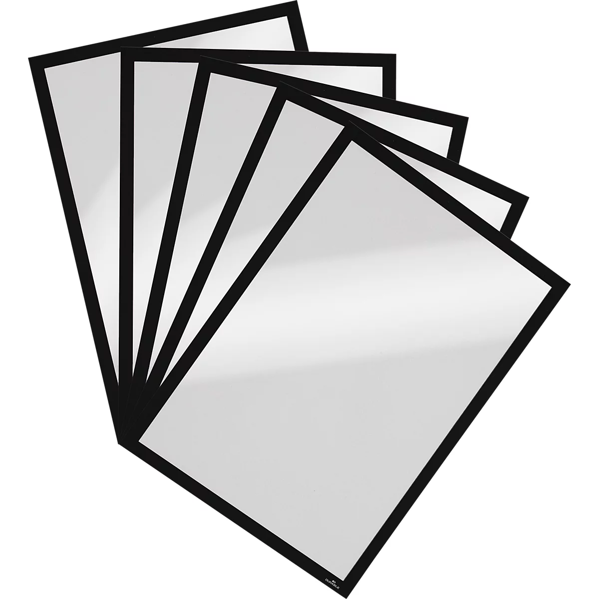 DURABLE magneetlijst DURAFRAME MAGNETIC, A4, zwart, 5 stuks
