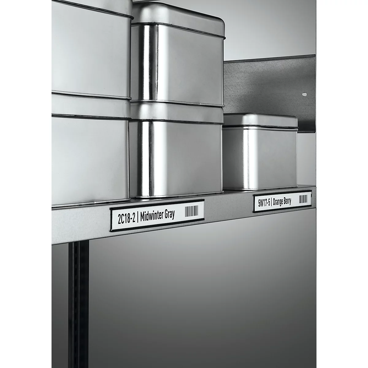 Durable Magnetisch C-profiel, B 200 x H 30 mm, incl. insteeketiketten, 5 stuks + 8 bordjes