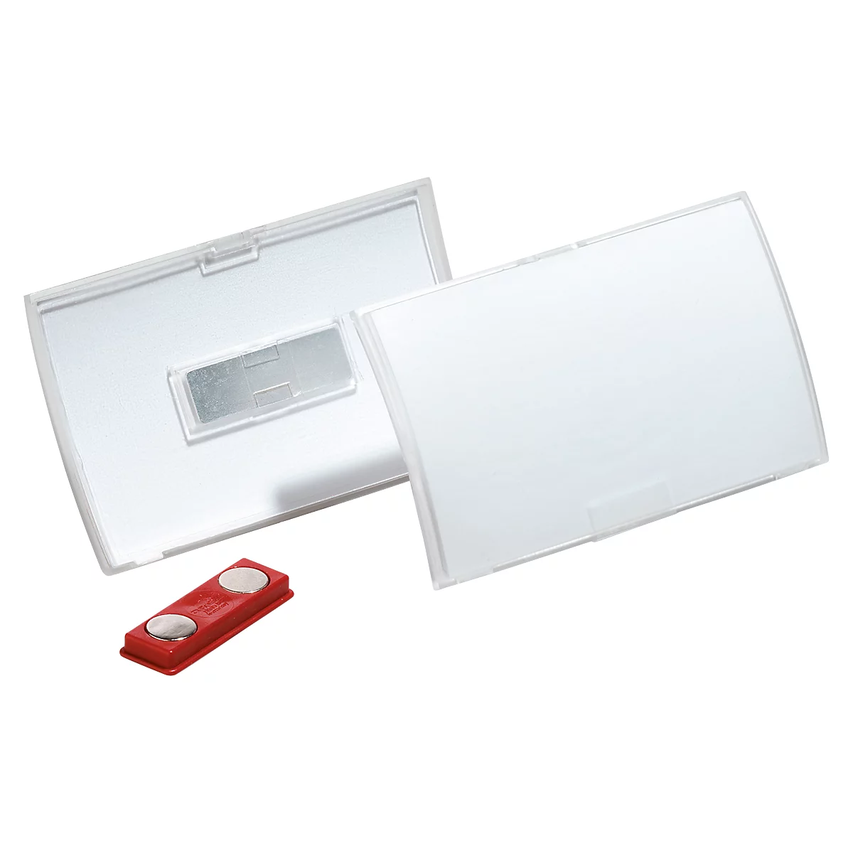 Durable Namensschilder Click Fold, mit Magnet, 54 x 90 mm, 10 Stück