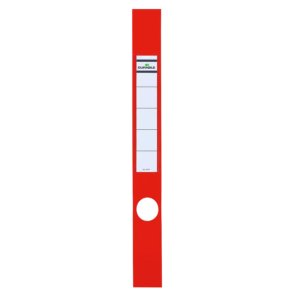 Durable Ordnerrückenschilder Ordofix, Rückenbreite 40 mm, selbstklebend, 10 Stück, rot