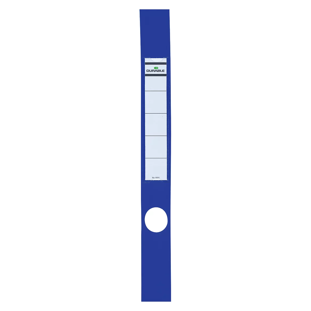 Durable Ordnerrückenschilder Ordofix, Rückenbreite 60 mm, selbstklebend, 10 Stück, blau