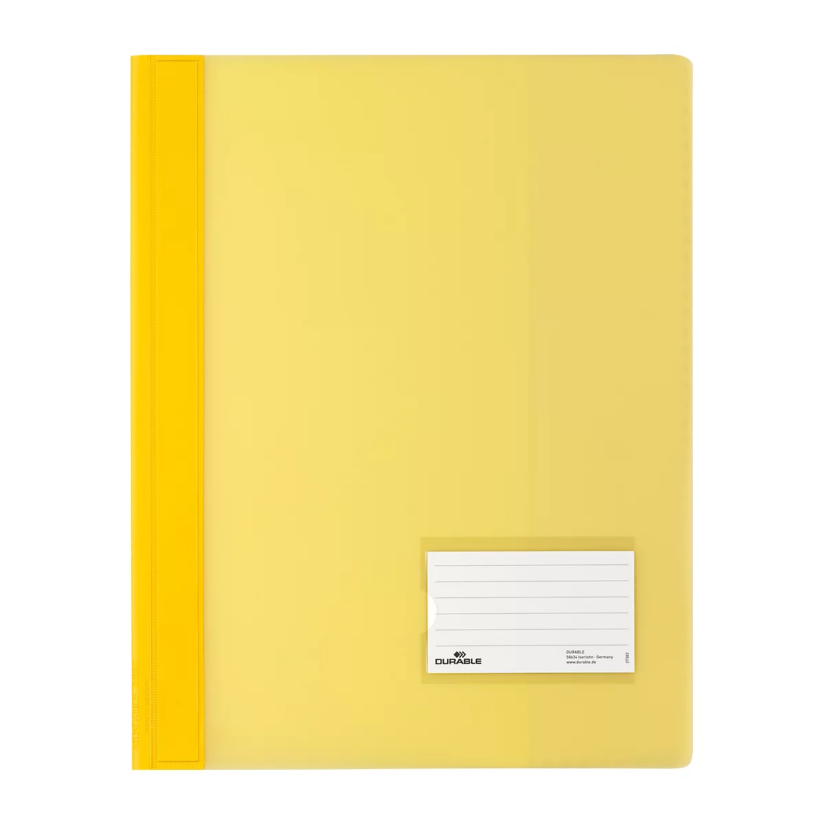 DURABLE Premium presentatiemap, voor A4, hard pvc, 25 stuks, geel