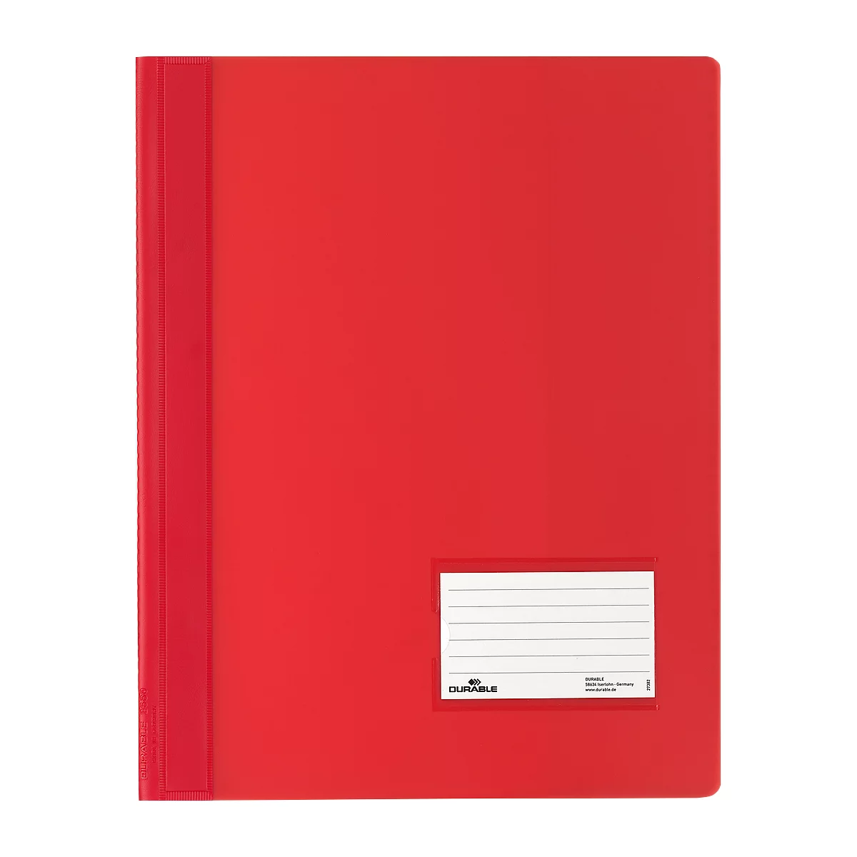 DURABLE Premium presentatiemap, voor A4, hard pvc, 25 stuks, rood