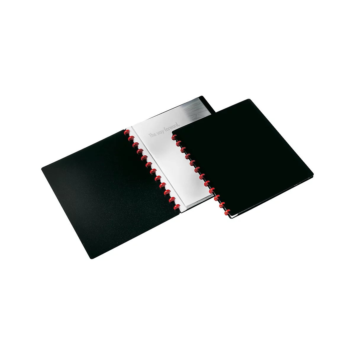 Durable Sichtbuch Easy, für DIN A4, mit 20 Sichthüllen, 2 Stück, schwarz