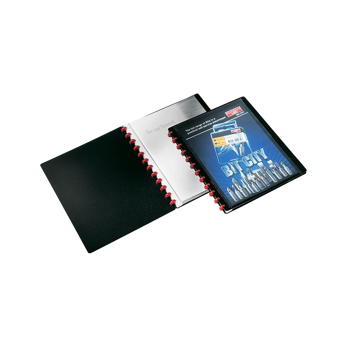 Durable Sichtbuch Easy Plus, für DIN A4, mit 20 Sichthüllen, 2 Stück, schwarz