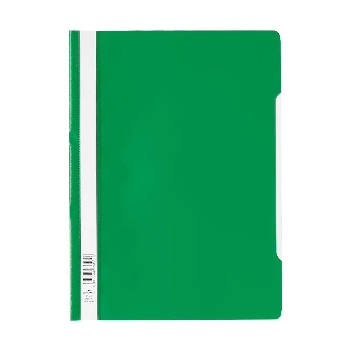 DURABLE snelhechtmap met snelhechter, A4, polypropeen, 50 st., groen