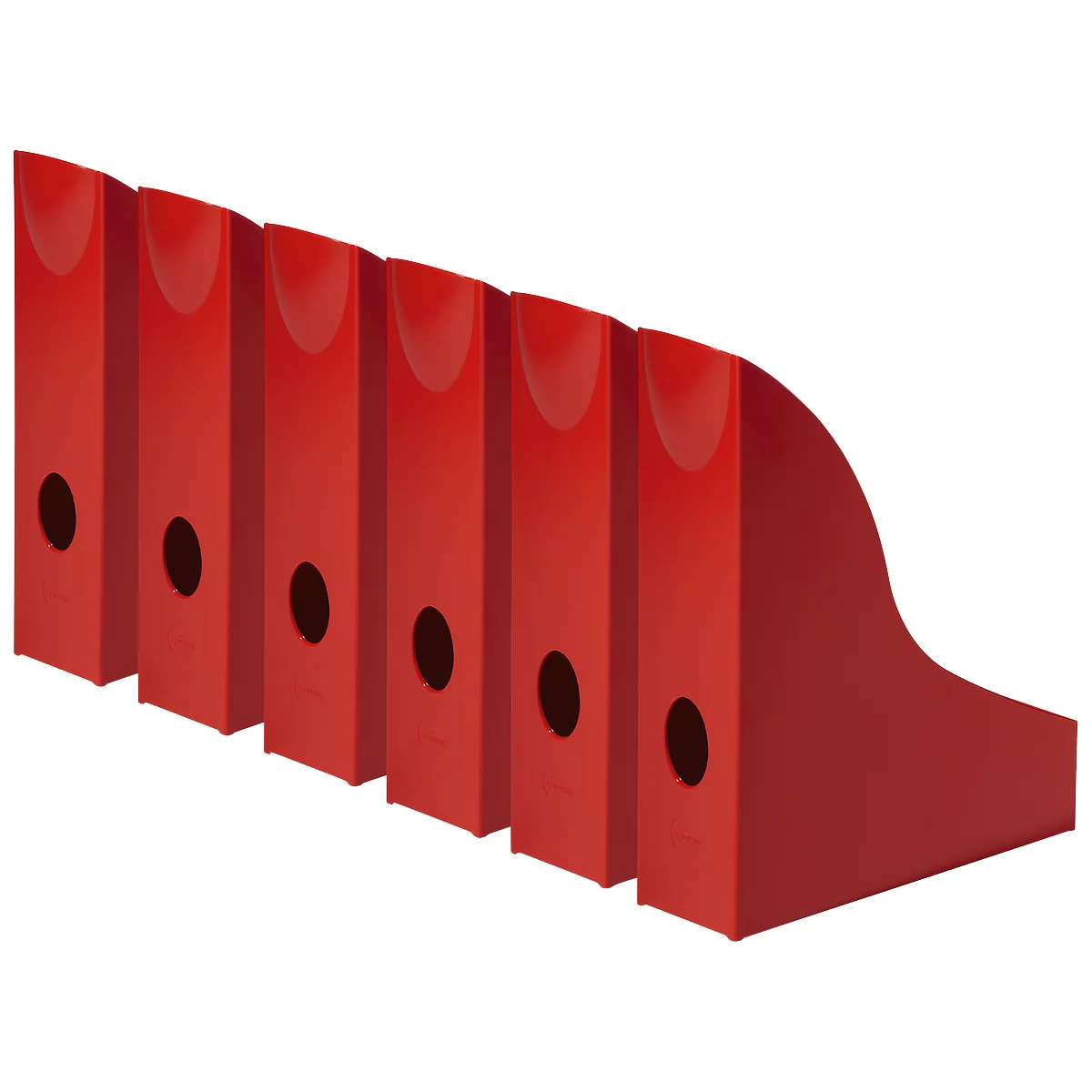 DURABLE Stehsammler Basic, DIN A4, Polystyrol, rot