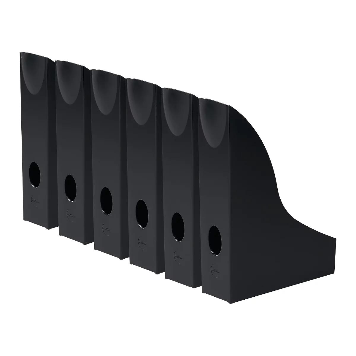 DURABLE tijdschriftenhouder Basic, A4, polystyreen, zwart