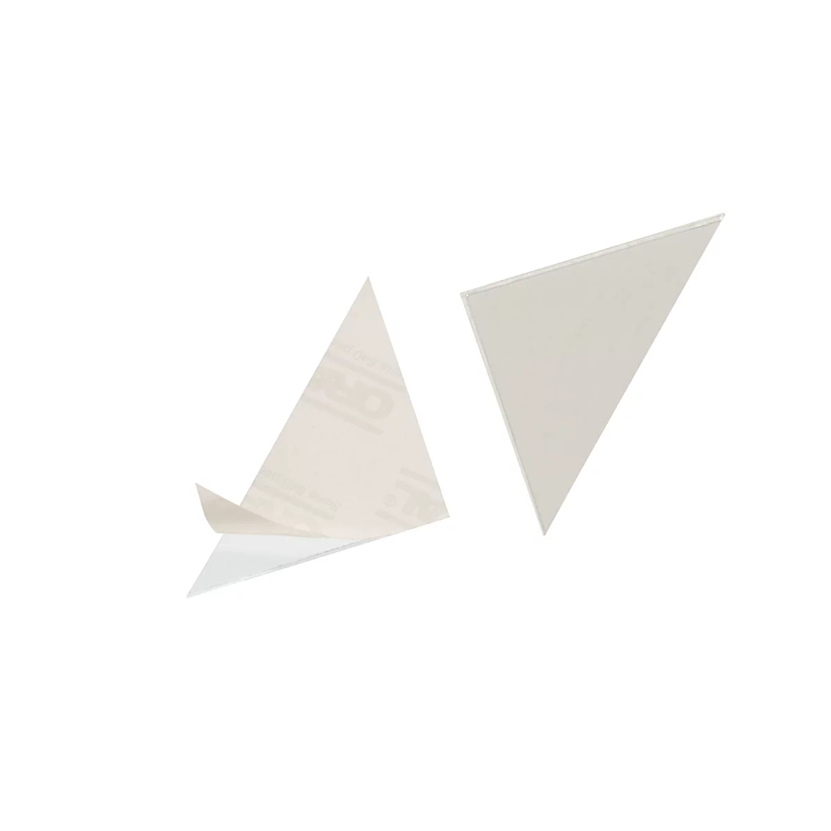 Durable triangular pockets, spine width 75 mm, self-adhesive, 100 pieces