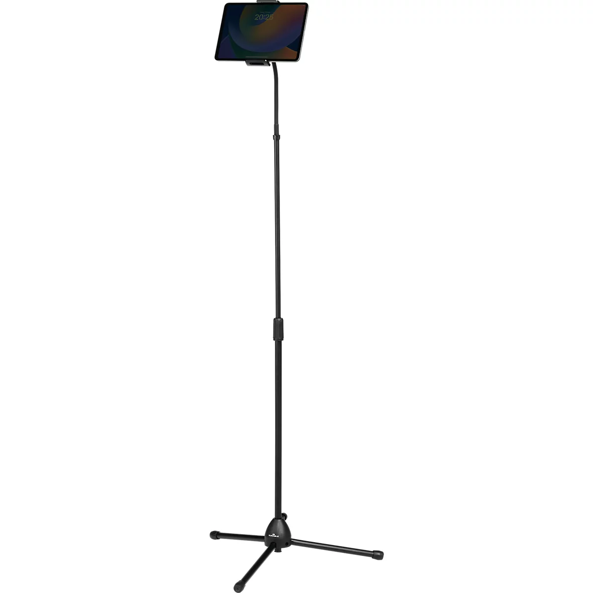 DURABLE Twist Floor Tablet-Bodenständer, bis 13 Zoll, Kabeldurchführung, ausfahrbar, 700 - 1690 mm, schwarz