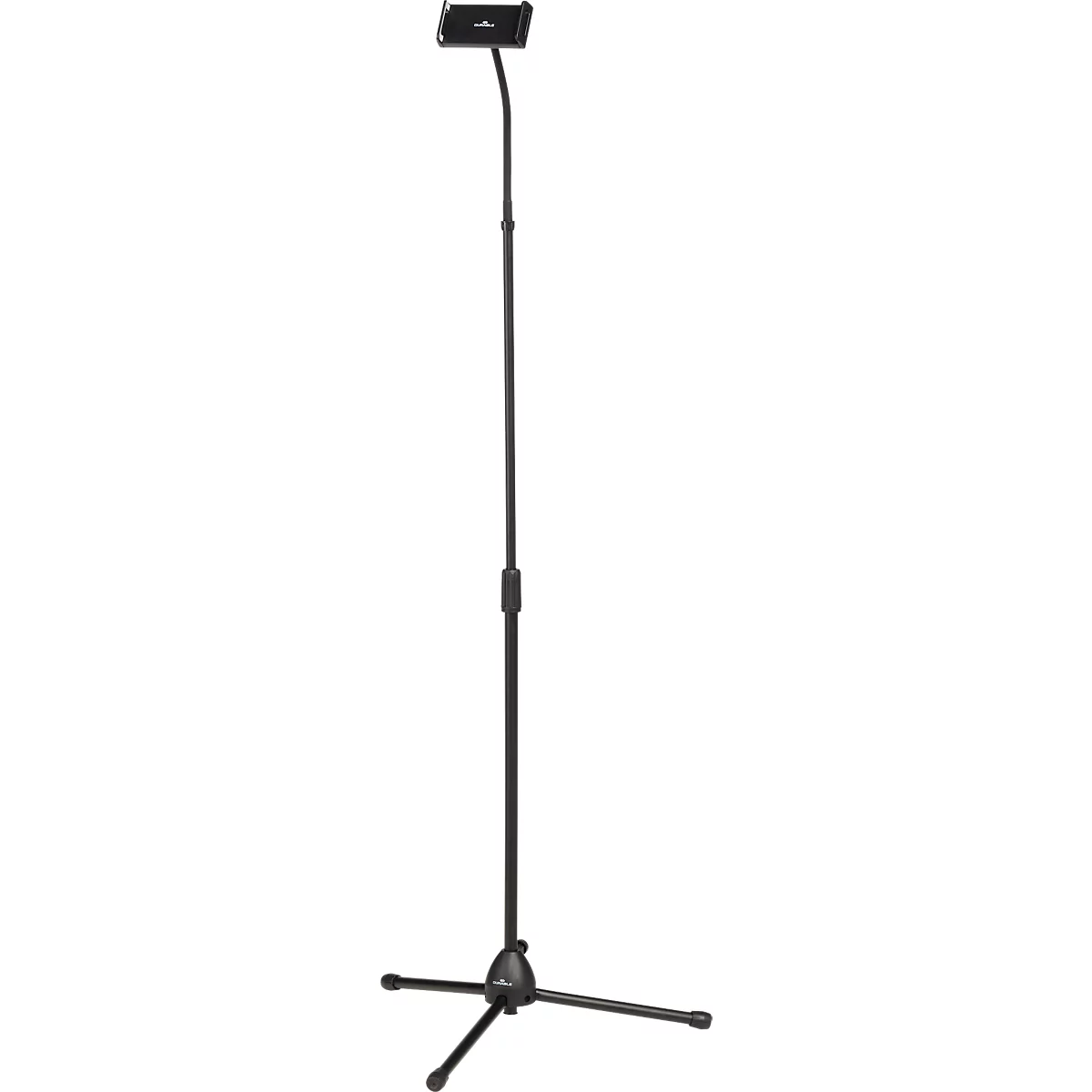 DURABLE Twist Floor Tablet-Bodenständer, bis 13 Zoll, Kabeldurchführung, ausfahrbar, 700 - 1690 mm, schwarz