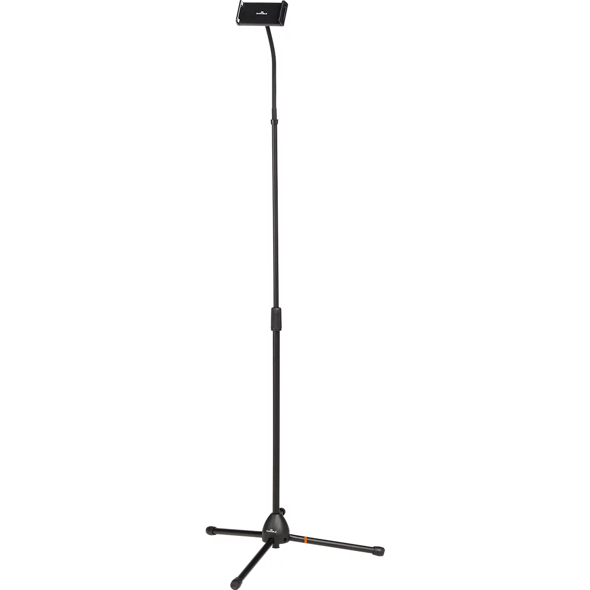 DURABLE Twist Floor Tablet-Bodenständer, bis 13 Zoll, Kabeldurchführung, ausfahrbar, 700 - 1690 mm, schwarz