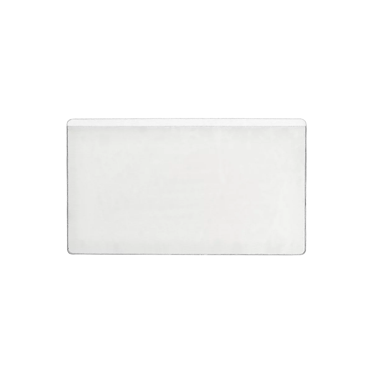 DURABLE visitekaarthoesjes - 105 x 65 mm - zelfklevend - 100 stuks