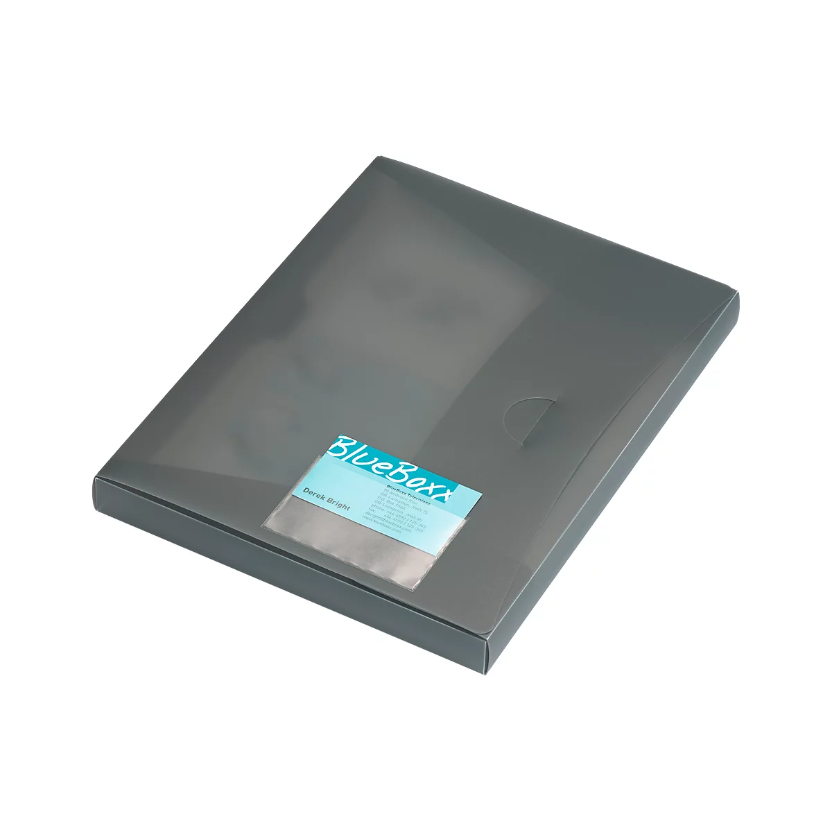 DURABLE visitekaarthoesjes - 93 x 62 mm - zelfklevend - 100 stuks