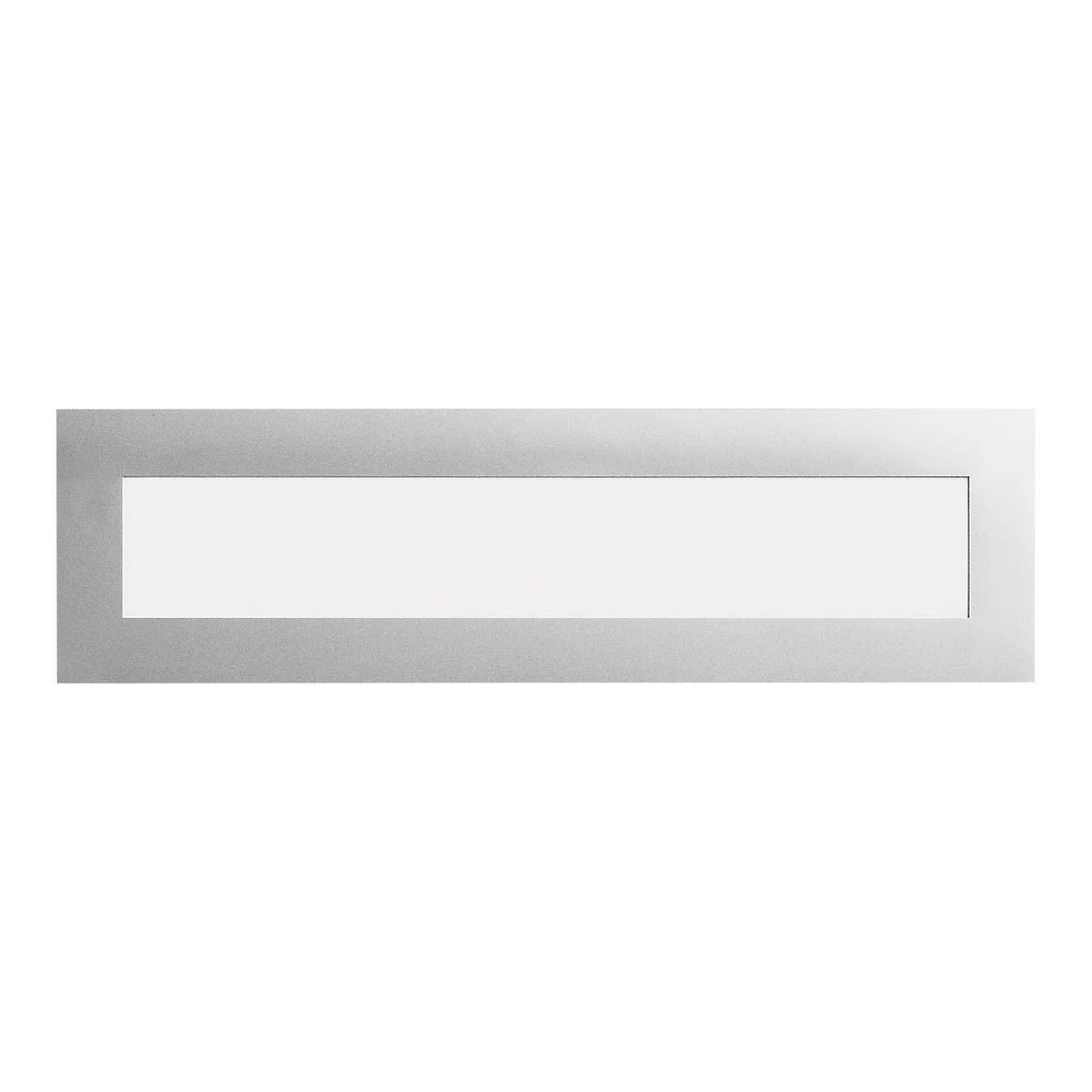 DURAFRAME® Magnetic TOP, magneetlijst voor opschriften, A4, zilver, 5 stuks