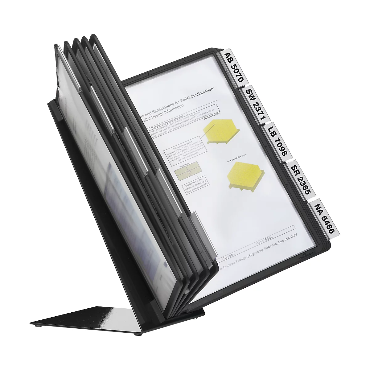 Duurzame Vario Table 10 tafelonderstelset, zwart