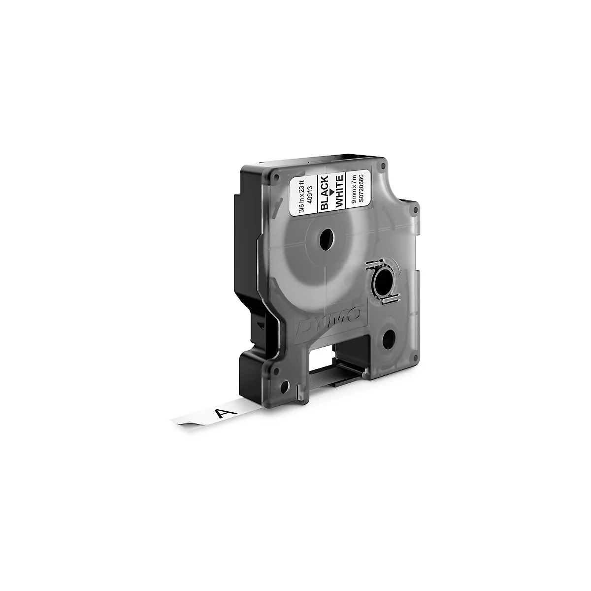 DYMO® Cassette de ruban D1 40913, largeur 9 mm, blanc/noir