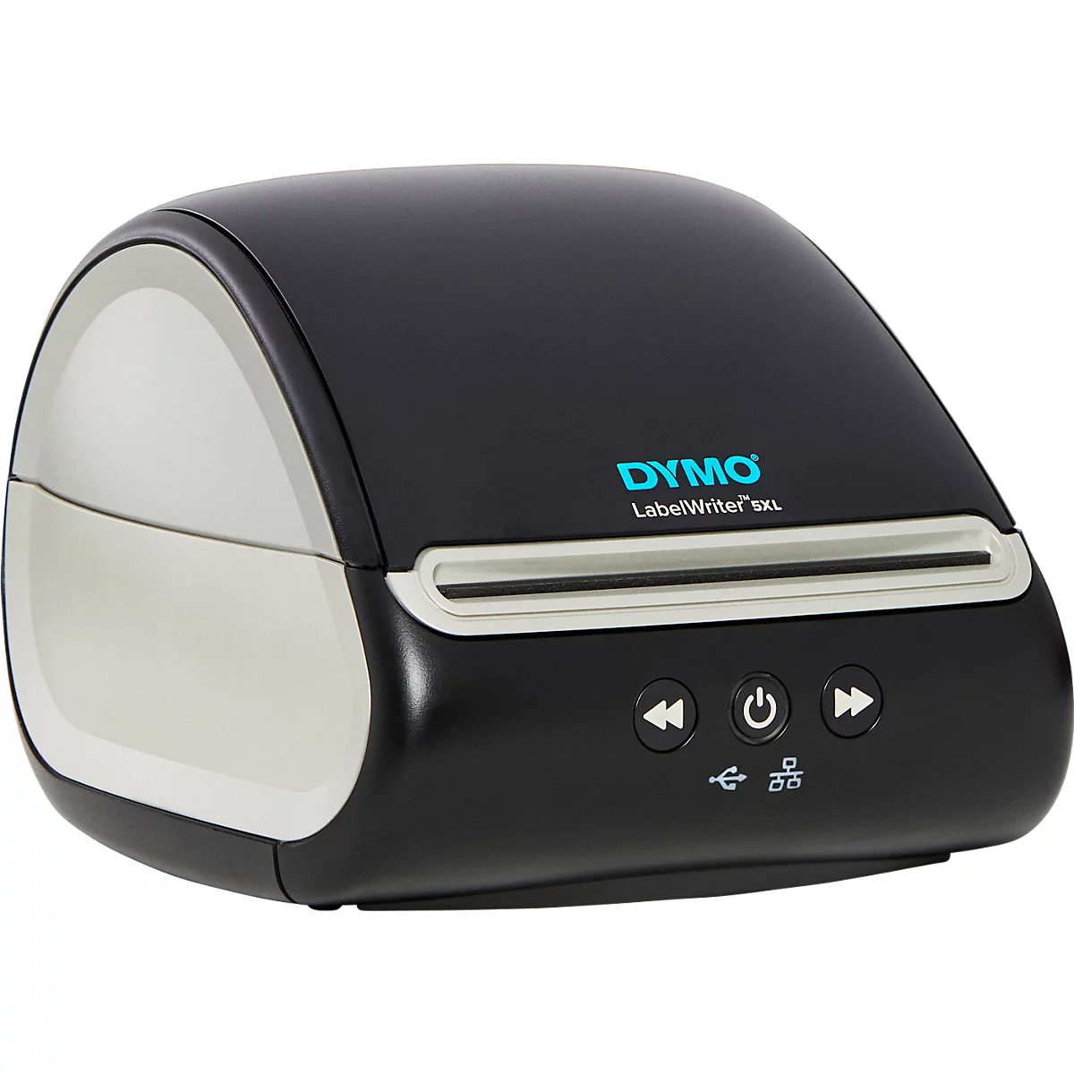 DYMO® LabelWriter™ 5XL etikettenprinter, direct thermisch, 300 x 300 dpi, 53 etiketten/min, auto-detect, ideaal voor e-commerce, USB/LAN, etiketten.