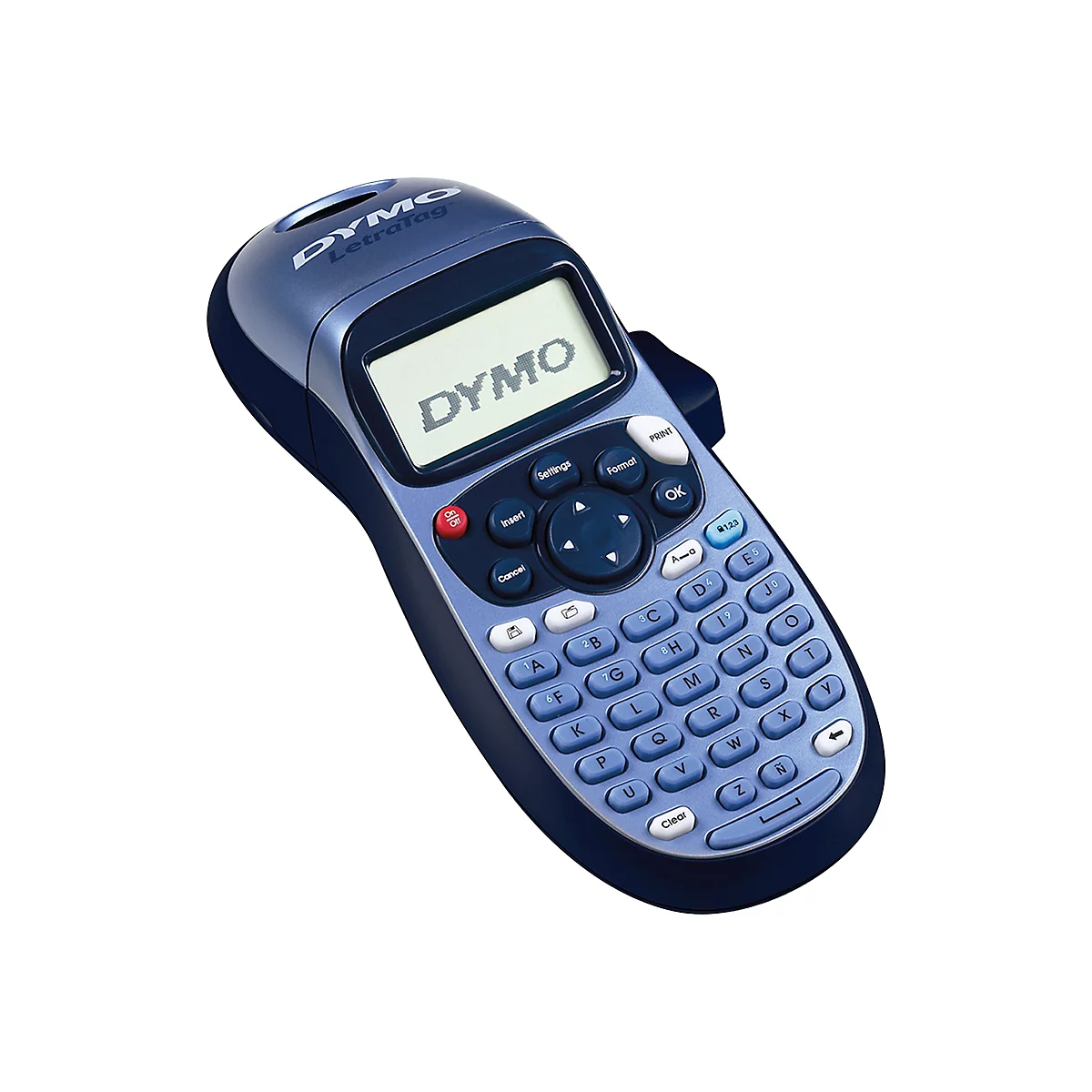 DYMO LetraTag LT-100H - Beschriftungsgerät - s/w - Thermodirekt - Rolle (1,2 cm) - 160 dpi
