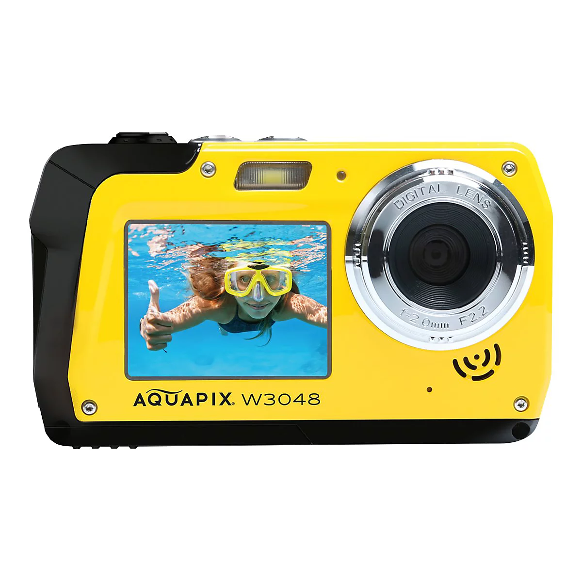 Easypix Aquapix W3048 Edge - Digitalkamera - Kompaktkamera - 13.0 MPix / 48.0 MP (interpoliert) - 4K / 10 BpS - Unterwasser bis zu 3 m
