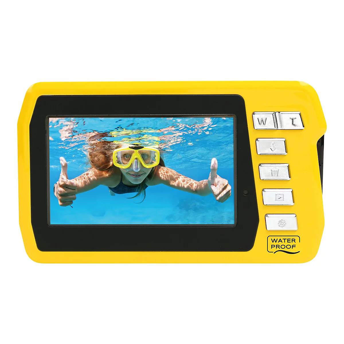 Easypix Aquapix W3048 Edge - Digitalkamera - Kompaktkamera - 13.0 MPix / 48.0 MP (interpoliert) - 4K / 10 BpS - Unterwasser bis zu 3 m