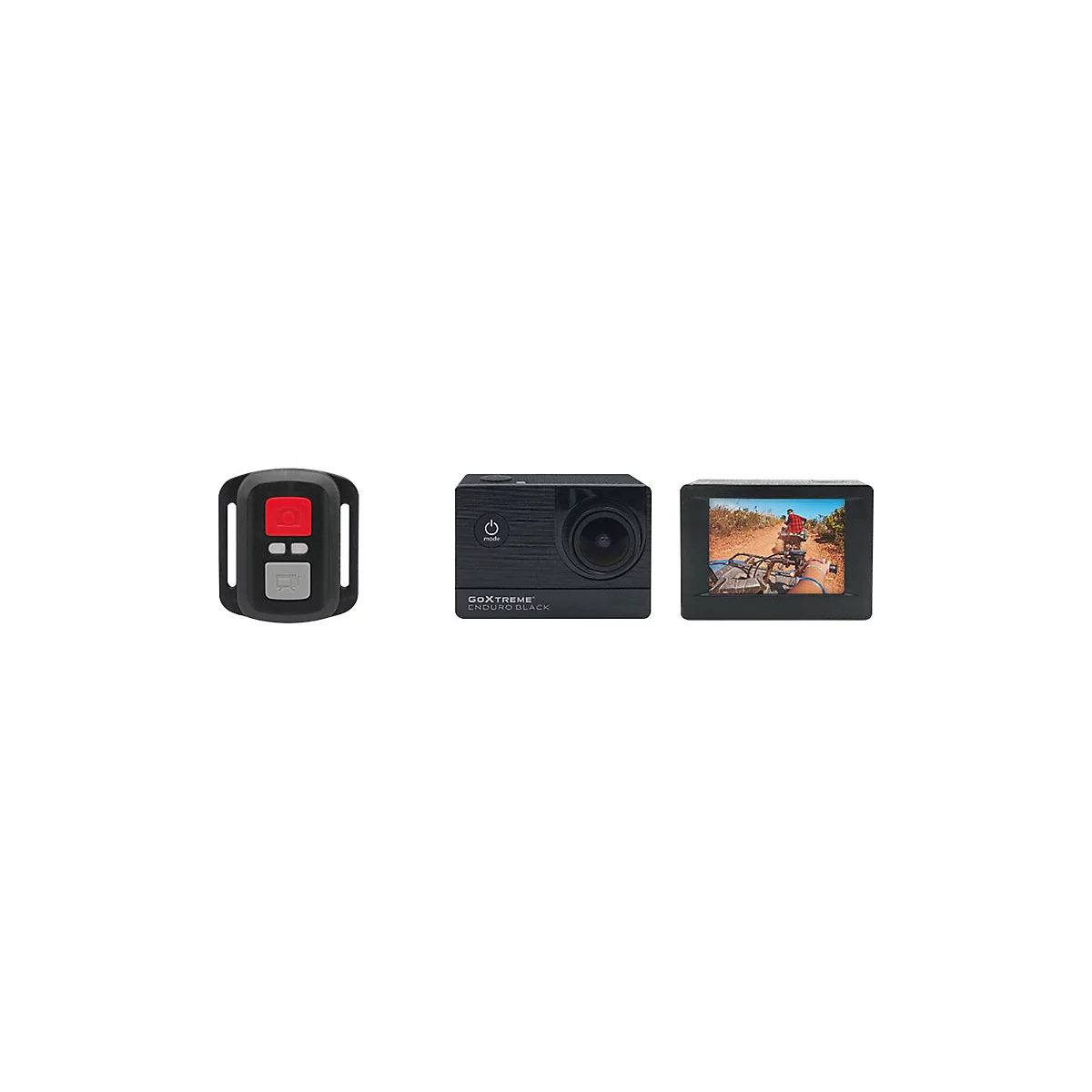 Easypix GoXtreme Enduro Black - Action-Kamera - 4K / 30 BpS - 8.0 MPix - Wireless LAN - Unterwasser bis zu 30 m