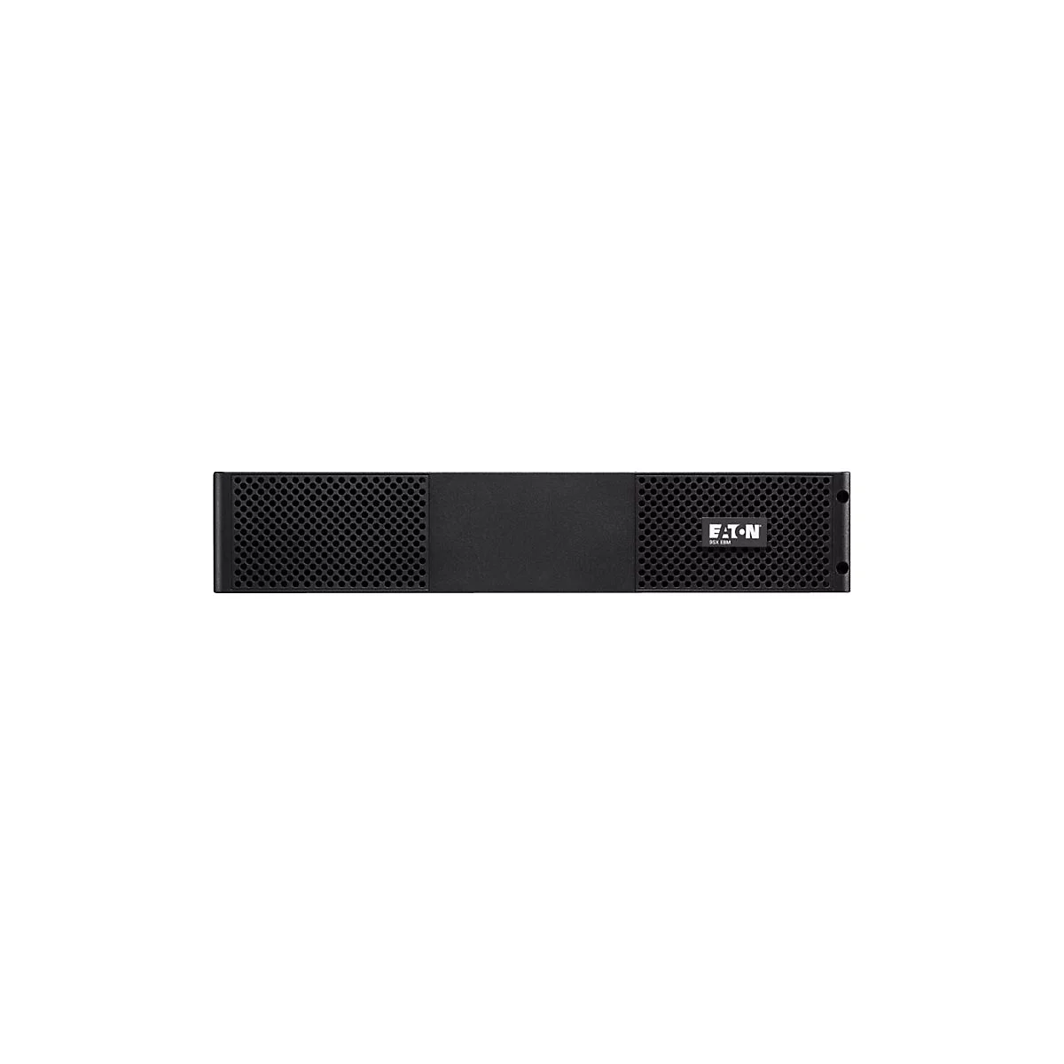 Ein schwarzes Rack-GerÃ¤t mit LÃ¼ftungsschlitzen und Eaton-Logo.