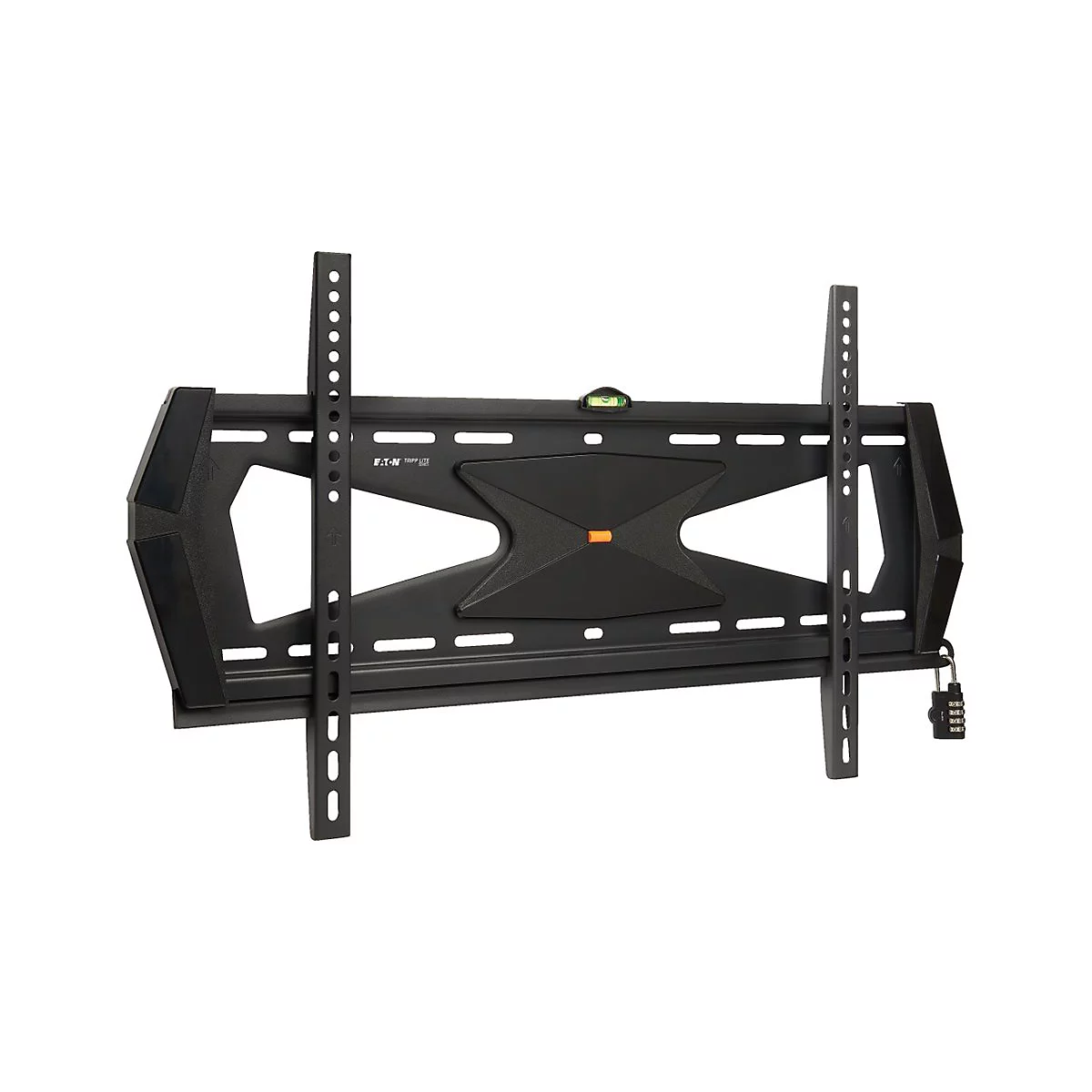 Eaton Tripp Lite Series Heavy-Duty Fixed Security Display TV Wall Mount for 37' to 80' TVs and Monitors, Flat or Curved Screens - Klammer - für Flachbildschirm - verriegelbar - Stahl - Schwarz