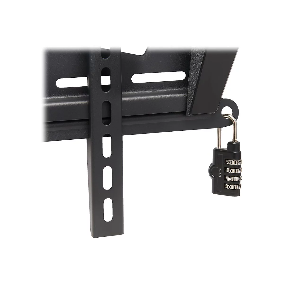 Eaton Tripp Lite Series Heavy-Duty Fixed Security Display TV Wall Mount for 37' to 80' TVs and Monitors, Flat or Curved Screens - Klammer - für Flachbildschirm - verriegelbar - Stahl - Schwarz