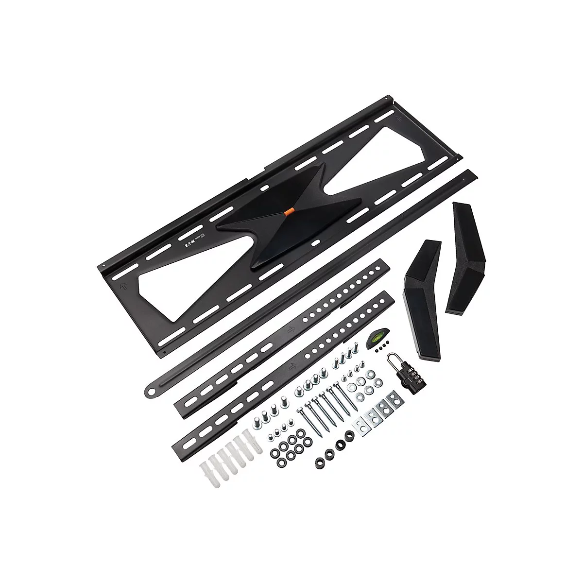 Eaton Tripp Lite Series Heavy-Duty Fixed Security Display TV Wall Mount for 37' to 80' TVs and Monitors, Flat or Curved Screens - Klammer - für Flachbildschirm - verriegelbar - Stahl - Schwarz
