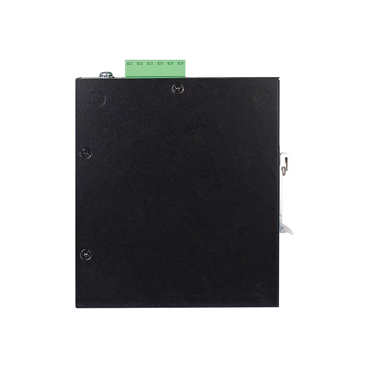 Eaton Tripp Lite Series Industrial Gigabit Ethernet PoE injector, 60W PoE++, 802.3bt, Midspan, -40C to +75C, IP30 housing, Dual 24~57VDC , DIN rail, 1 Port - Power Injector (DIN-Schienenmontage möglich) - Wechselstrom 100-240 V - 60 Watt - Schwarz