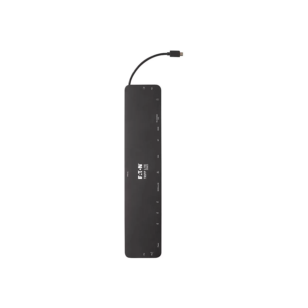 Eaton Tripp Lite Series Triple-Monitor USB C Dock USB C Docking Station with 4K HDMI & DisplayPort, VGA - USB-A/C, GbE, 100W PD, Black - Dockingstation - USB-C 3.1 / Thunderbolt 3 - VGA, HDMI, DP - 1GbE