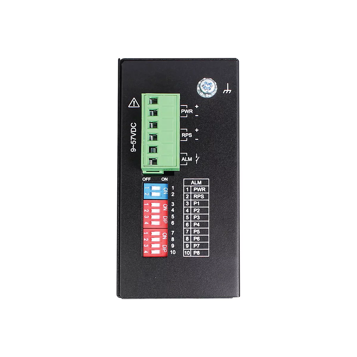 Eaton Tripp Lite series Unmanaged Industrial Gigabit Ethernet Switch 8-Port - 10/100/1000 Mbps, DIN Mount - Switch - unmanaged - 8 x 10/100/1000 - an DIN-Schiene montierbar