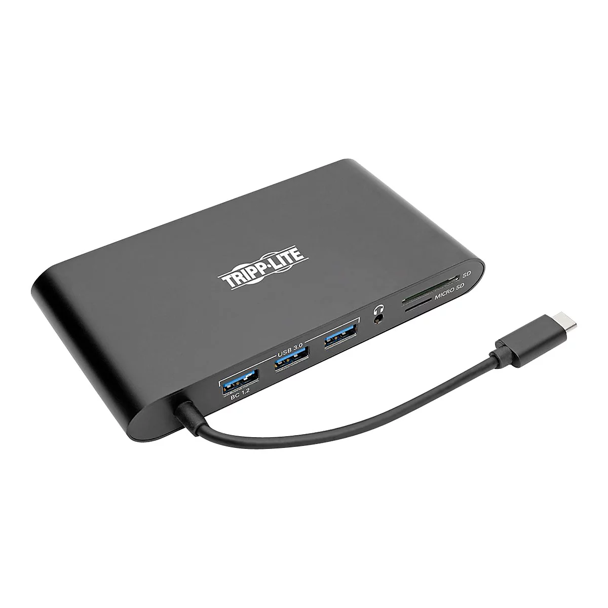 Eaton Tripp Lite Series USB 3.1 Gen 1 USB C Docking Station w/ USB-A, HDMI, VGA, mDP, Gigabit Ethernet, Mem Card, 3.5 mm & USB-C Charge 4K @ 30Hz, USB-C, USB Type C, USB Type-C - Dockingstation - USB-C - VGA, HDMI, Mini DP - 1GbE