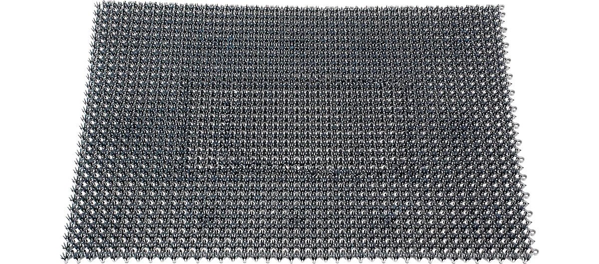 EAZYCARE TURF alfombra atrapa suciedad, de polietileno, para uso interior y exterior, 570 x 860 mm, gris claro