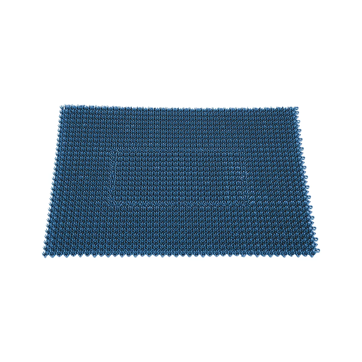 EAZYCARE TURF vuilvangmat, gemaakt van polyetheen, voor binnen en buiten, 570 x 860 mm, metallic blauw